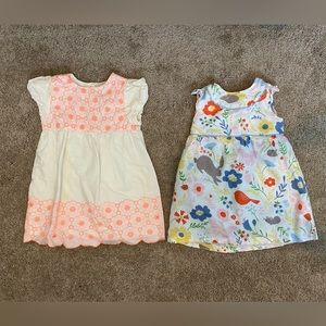 Lot of two girls Baby Boden dresses, size 12-18m